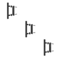 thumbnail image 4 of Bewildely Juego de manijas de puerta de granero circulares negras resistentes y duraderas negras para puertas de americanas Cuadrado circular Type1 NO1, 4 of 6