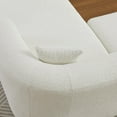 thumbnail image 6 of 109.4" Modular Sectional Sofa Couch, L-Shape Modern Boneless Cloud Couch with 2 throw pillows, Luxury Chenille Curved Back Sofa Couches for Living Room, Apartment, Beige, 6 of 8