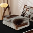 thumbnail image 5 of Erosebridal Western Cowhide Zipper Full Size Comforter Sets with Fitted Sheet and 2 Pillowcases,Farm Animal Cattle Pattern Zipper Bedding Set For Boys,Black Reversible,4pcs, 5 of 7