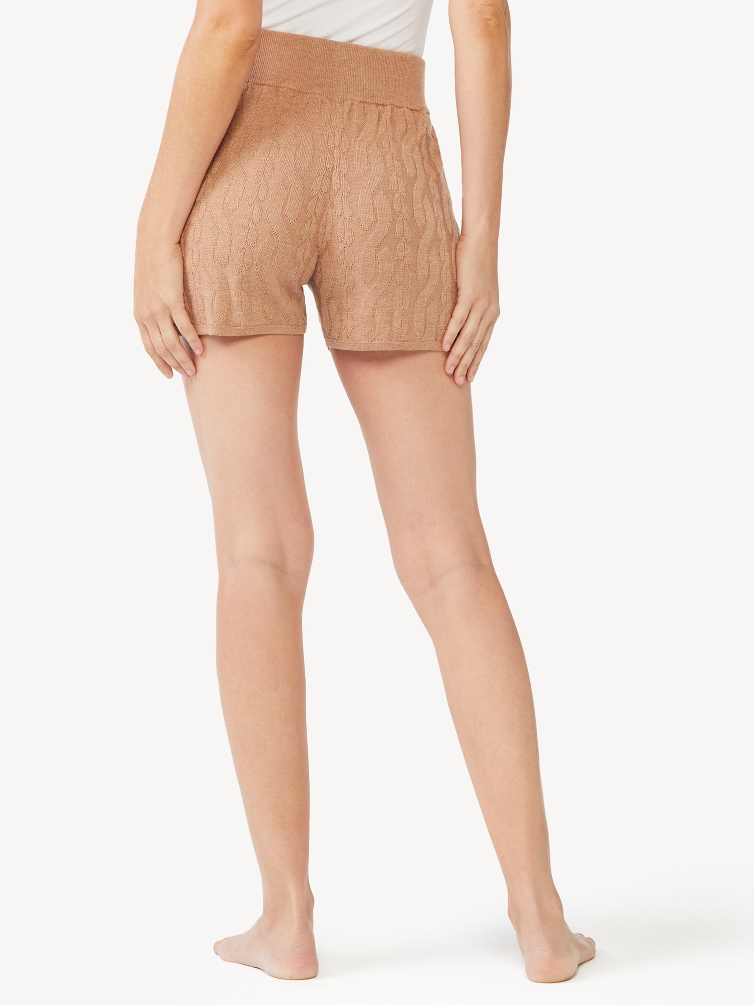 Sofia Intimates by Sofia Vergara Women's Cable Knit Lounge Shorts
