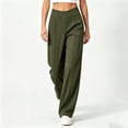thumbnail image 4 of akafmk Womens Wide Leg Sweatpants Front Pleated Elastic Waist Sweatpants with Hidden Pockets Fall Winter Casual Workout Sweatpants, Size XXL, 4 of 7
