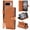 Brown, variant on TECH CIRCLE Flip Folio Wallet Case for Google Pixel 10 Pro XL, with Wrist Strap and Crossbody Strap, PU Leather Protective Case with Credit Card Holders, Pockets, Stand, Magnetic Snap Closure, Brown