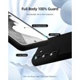 thumbnail image 2 of [3 in 1 for Samsung Galaxy S22 Case, with Screen Protector, [Upgraded Enhanced Camera Protection][Microfiber Lining] Shockproof Liquid Silicone Phone Case for Samsung Galaxy S22. (Black), 2 of 12