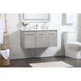thumbnail image 2 of 40 inch single bathroom vanity in concrete grey, 2 of 8