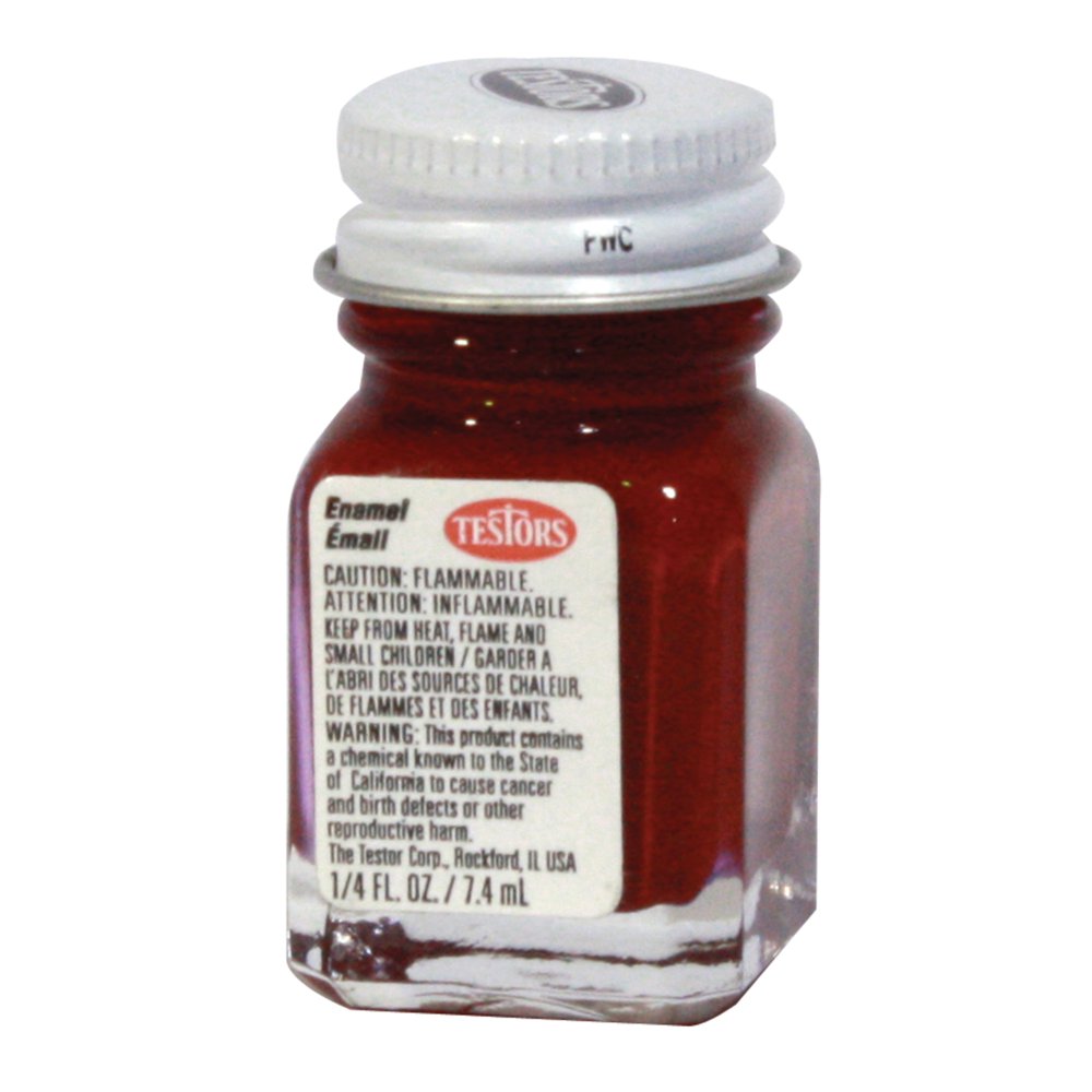 Testors Enamel Paint, .25 oz., Red
