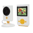 thumbnail image 3 of Monitor para bebés de 2,4 pulgadas con cámara, pantalla LCD, Control de voz inalámbrico de 2,4 GHz, Audio bidireccional para bebés AC100-240V, enchufe europeo, 3 of 10