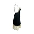 thumbnail image 5 of hirigin Women Nightdress, Spaghetti Straps V-neck Backless Lace Patchwork Midi Slip Dress, 5 of 7