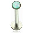 thumbnail image 3 of Labret Monroe Push In design with Soft Enamel Back for Comfort and Opalite Synth, 3 of 8