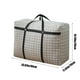 thumbnail image 3 of Bolsa grande para mudanza y embalaje | Organizador Oxford de tela gris duradero con tabiques internos | Solución ligera de transporte y almacenamiento en casa | Bolsa de asa de transporte de, 3 of 6