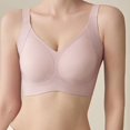 thumbnail image 2 of Timegard Plus Size Bras for Women No Underwire High Support Seamless Comfortable Everyday Bras Solid Color, 2 of 6