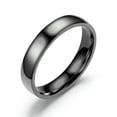thumbnail image 4 of Silver/Rose Gold/Black/Gold Band Mens Women's 4mm Stainless Steel Ring Size 6-13, 4 of 5