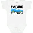 thumbnail image 3 of Inktastic Future Pit Crew Blue Race Car Boys or Girls Baby Bodysuit, 3 of 5