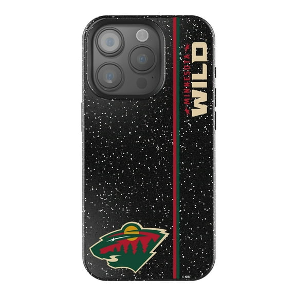 Keyscaper Black Minnesota Wild Sidebar Bling iPhone Case