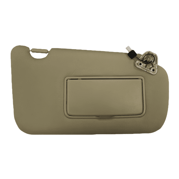 Right Passenger Side Sun Visor For Nissan Sentra 2013 2014 2015 2016 2017 2018 2019 With Vanity Mirror With Light Replacement OEM 96401-3SG8A-beige