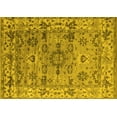 thumbnail image 1 of Ahgly Company Indoor Rectangle Oriental Yellow Industrial Area Rugs, 2' x 5', 1 of 4