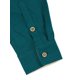 thumbnail image 4 of Sobrecamisa informal para hombre, manga larga, bolsillos con botones, azul sólido, camisa de franela cepillada, talla XX-Large Unique Bargains Camisa, 4 of 6