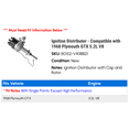 thumbnail image 2 of Ignition Distributor - Compatible with 1968 Plymouth GTX 5.2L V8, 2 of 2