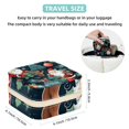 thumbnail image 5 of Christmas Travel Portable Decorative Box - Square Jewelry Storage and Organizer Box for Rings, Earrings, Necklaces, and Bracelets - Suitable for Girls and Women - Necklace Organizer Box, 5 of 6