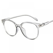 2PCS Blue Light Blocking Spectacles Anti Eyestrain Decorative Glasses Light Computer Radiation Protection Eyewear