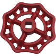thumbnail image 3 of Qucyy 1PCS Poignée de Roue Ronde 8mm x 8mm en Fonte Rouge pour Robinet Extérieur Remplacement Rouge, 3 of 4