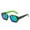Green and black frame green, variant on Vintage Square Sunglasses for Men, UV400 Protection, Plastic and Metal Frame with Clip-on Design, Small Face Fit