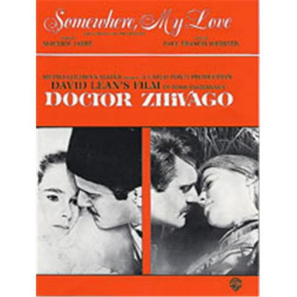 Alfred 00-T4880SPV Quelque Part Mon Amour - Thème de Lara de Dr. Zhivago - Livre de Musique