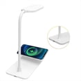 thumbnail image 2 of Lámpara Escritorio LED de 15 W, Lámpara Escritorio con Carga Inalámbrica, Luz Ajustable, Protección para Ojos, Lámpara de Escritorio Flexible con Activación Táctil, Color Negro, 2 of 5