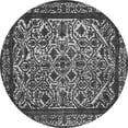 thumbnail image 1 of Ahgly Company Indoor Round Oriental Gray Industrial Area Rugs, 4' Round, 1 of 4