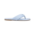 thumbnail image 2 of Journee Collection Womens Kyleen Faux Leather Square Toe Thong Sandals, 2 of 3