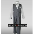 thumbnail image 2 of Boys Pinstripe Dress Suit, with Vest, Shirt, Tie and Pants Set, 2 of 2