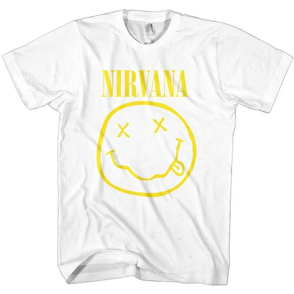 Nirvana Kids T-Shirt: Yellow Smiley (11-12 Years)
