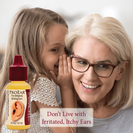 ProEar by MiraCell Natural Relief Ear Drops for Dry, Itchy and Clogged Ears 0.5oz