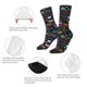thumbnail image 4 of Balery Basketball Calcetas Largas con Estampado para Hombre y Mujer – Suaves y Transpirables, Talla Única (US 5-11), 4 of 6