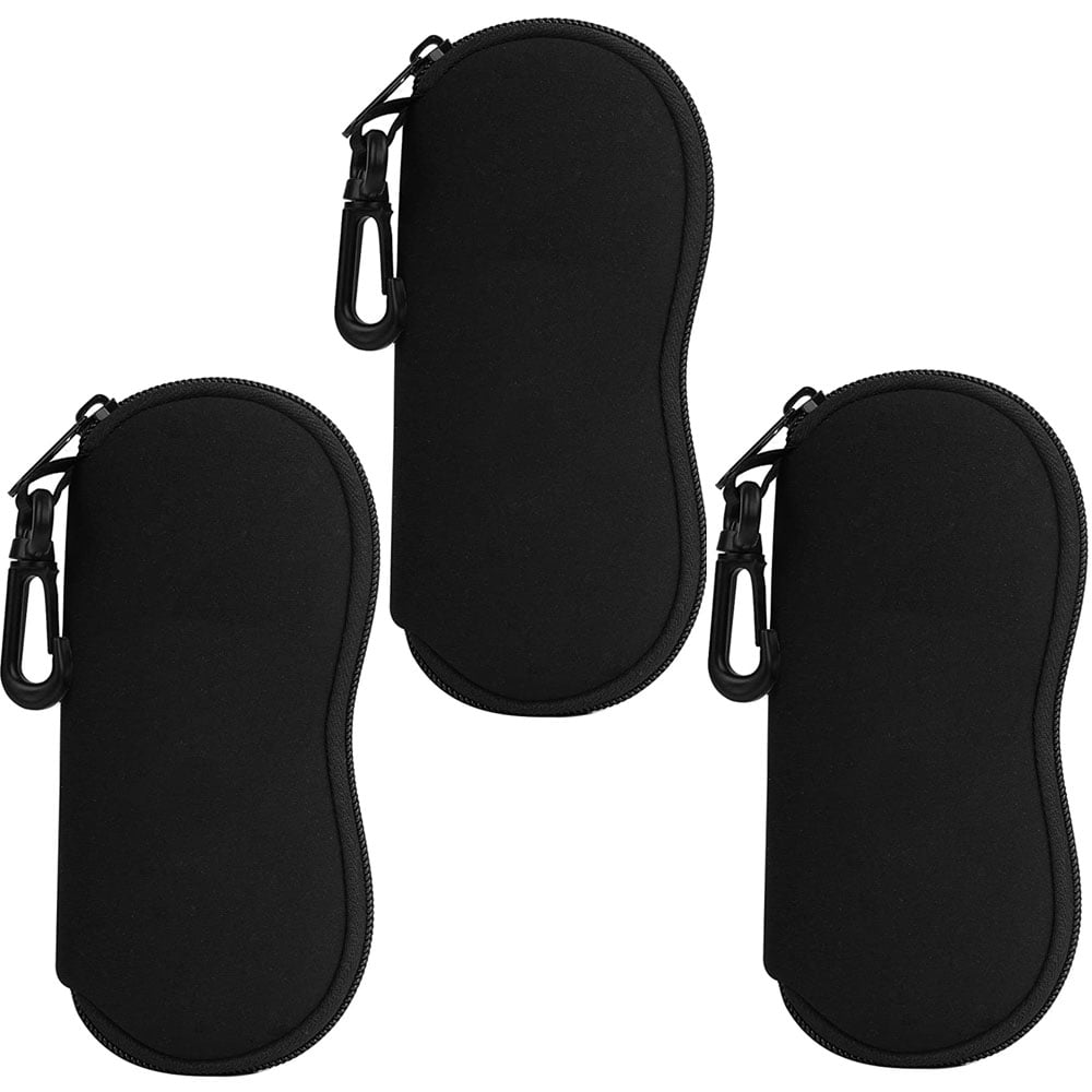 Dicasser 3pcs Sunglass Cases Protectors Eyewear Cases Cover Portable