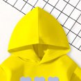 thumbnail image 5 of Gubotare Toddler Hoodies Boys Hoodie Kids Warm Winter Hoodies Pullover Hooded Sweatshirt Size 3T 4T (Yellow,3-4 Years), 5 of 7