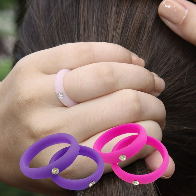 Rhinestone shop silicone ring