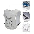 thumbnail image 3 of Running Vest Backpack with 2L Water Bladder, Sports Chest Bag for Women and Men, Lightweight Chest Pack for Hiking Trail Running Cycling Race Marathon, 3 of 14