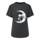thumbnail image 4 of Camiseta de mujer, camisetas divertidas y bonitas con abertura lateral Vintage, camiseta de manga corta con estampado de letras divertidas, blusa holgada con mangas caídas y hombros descubiertos Pompotops hfajkhk127254, 4 of 9