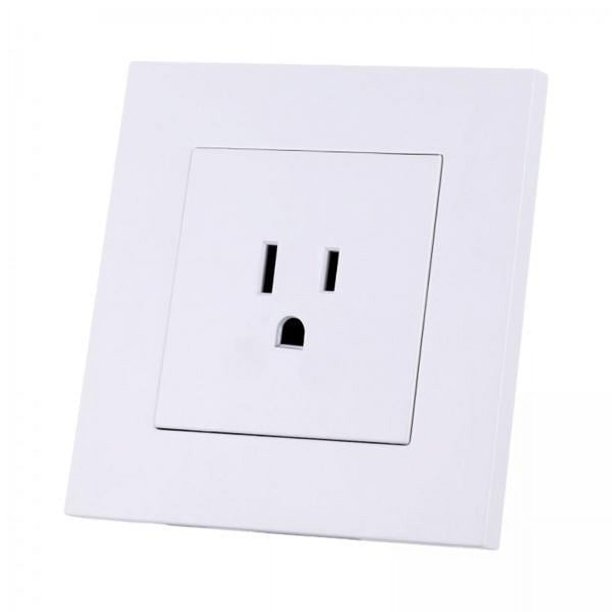 Concentrador de toma de corriente premium montado en la pared para electrónica del hogar y la oficina , 3 piezas