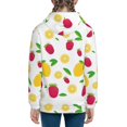 thumbnail image 6 of Rocae Strawberry and Lemon for Zip Up Hoodies for Teen Sweatshirt with Hood-Small, 6 of 6