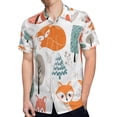 thumbnail image 4 of High Quality Hawaiian Shirts for Men Short Sleeve Aloha Beach Shirt Floral Summer Casual Button Down Shirts Blouses 3DYIUI, 4 of 7