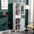 Vebreda Bathroom Storage Narrow Tall with 2 Door and 1