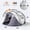 Light Gray, variant on Qifang Instant Pop Up Tent 2-4 Person Waterproof Automatic Camping Tent with Front Awning Quick Setup Family Tent Blue