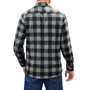 sogami Long Sleeve Plaid Buffalo Shirt for Men Button Down Male Regular Fit