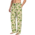 thumbnail image 3 of Kdxio Kiwi Ice Cream Print Men's Sleep Pajama Pant Lounge Pants with Pockets, 3 of 8