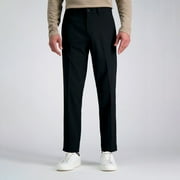 Men's Haggar® Cool Right® Performance Flex Straight-Fit Flat-Front Pants Color: Black Size: 30X30