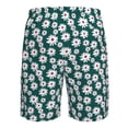 thumbnail image 6 of Kdxio Daisies Flowers Pattern Mens Casual Shorts - Drawstring Summer Beach Sports Shorts for Men, 6 of 9