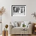thumbnail image 4 of Historic Framed Print, Miss Green, Miss Goodrich (in middle), and Asst. Naval Constructor Land, saluting officer, Brooklyn, N.Y., 17-7/8" x 21-7/8", 4 of 9