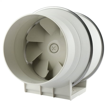 Hilitand Inline Exhaust Fan, Inline Ventilation Fan,High Efficiency Inline Duct Fan Air Extractor Bathroom Kitchen Ventilation System 110V US