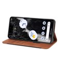 thumbnail image 3 of Feishell for Google Pixel 7 6.3 inch Wallet Case,Shockproof Ultra Thin Premium PU Leather Magnetic Closure Card Slots Cash Pocket TPU Bumper Shock Absorbing Flip Kickstand Phone Cover,Brown, 3 of 9